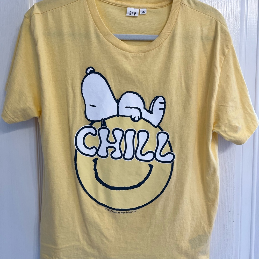 GAP Yellow Snoopy Graphic T-Shirt